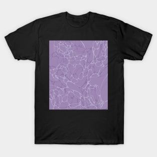 pattern water pool beach sea purple T-Shirt